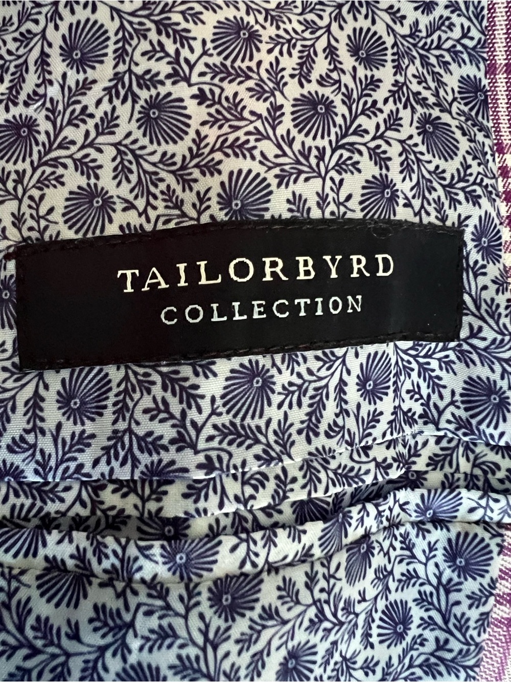Tailorbyrd Purple and White Plaid Blazer - Picture 10 of 11